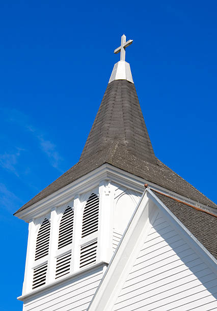 istock Church with Cross and Steeple 89146611