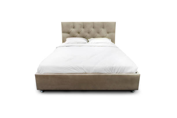 istock contemporary bed isolated on white background 891470508