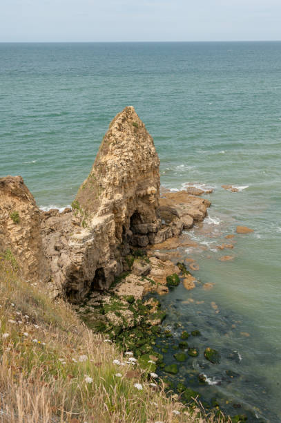 istock La Pointe Du Hoc rocks, Normandy France 891471518