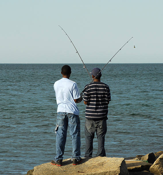 istock Two Fishermen, Martha's Vineyard 89147641