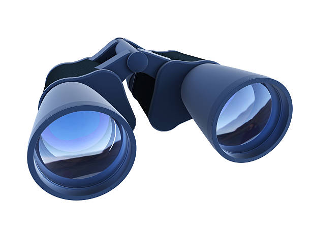 aislado binoculares - binoculars watching optical instrument closed fotografías e imágenes de stock