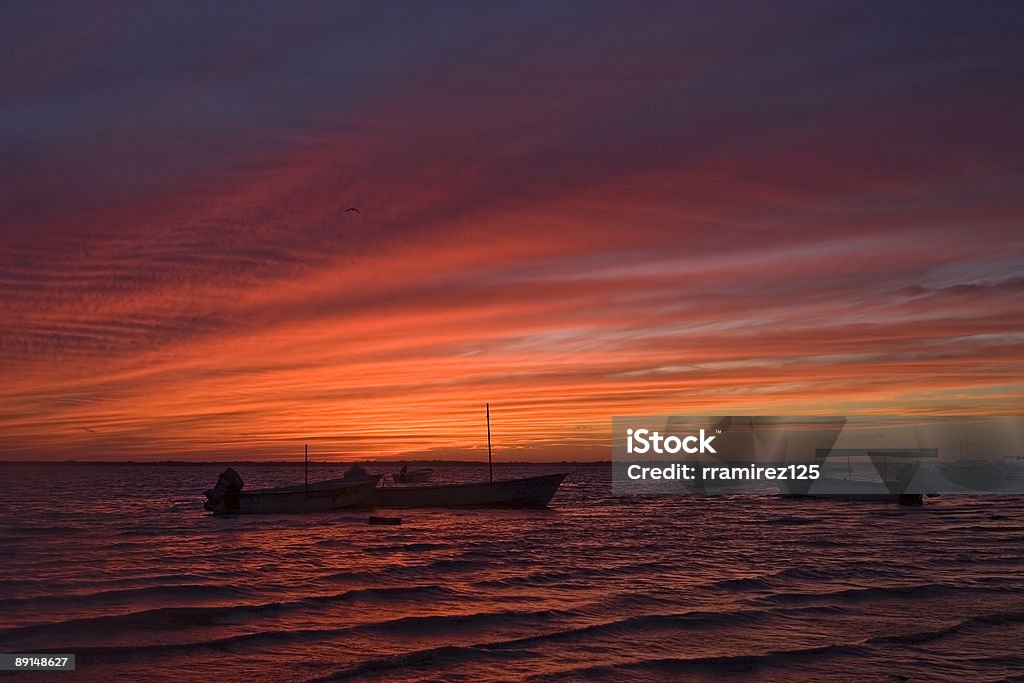 Fisherman Village Boats  Color Image Stock Photo