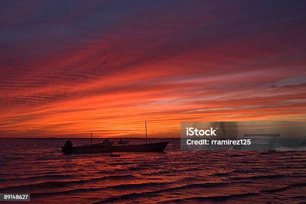 Fisherman Village Boats Stock Photo - Download Image Now - Color Image, Dusk, Fisher - Role