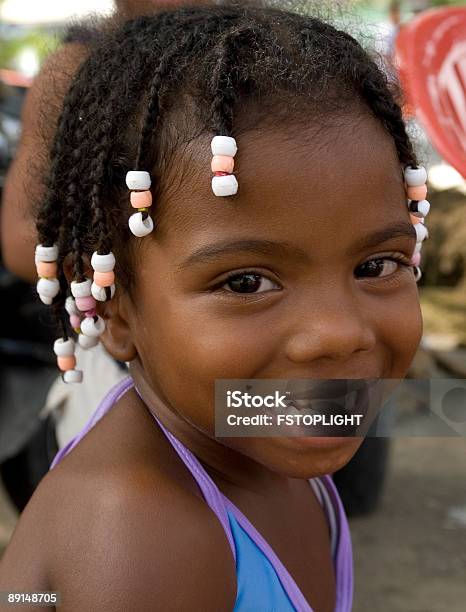 Portrait Of Afro American Girl Smilling Stock Photo - Download Image Now - Venezuela, African Ethnicity, Afro-Caribbean Ethnicity