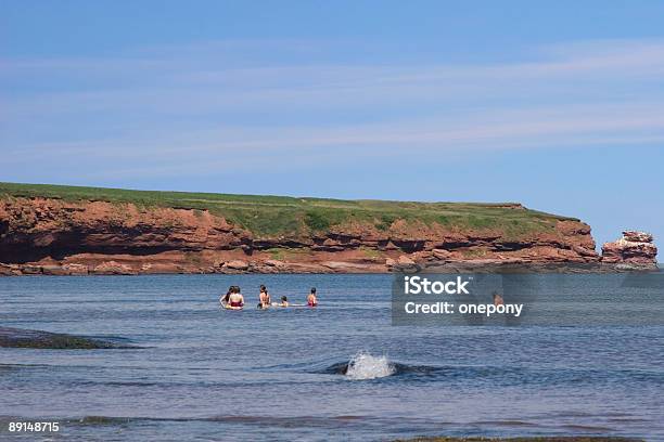 Ocean Swimmers Stock Photo - Download Image Now - Atlantic Ocean, Beach, Blue