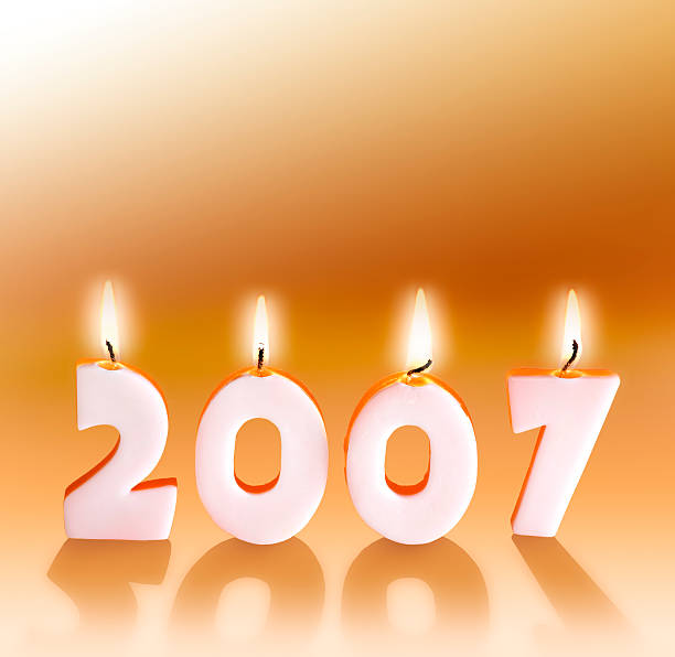 istock Candles happy new year 2007 89148746