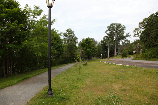 istock Walking trail in New Glasgow, Nova Scotia, Canada 891489472