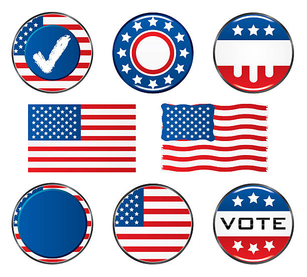 abstimmung - politics symbol republican party computer icon stock-grafiken, -clipart, -cartoons und -symbole