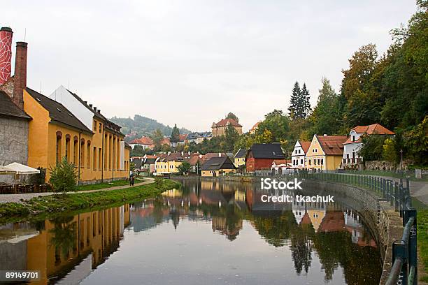 Photo libre de droit de Cesky Krumlov banque d'images et plus d'images libres de droit de Angle - Angle, Arbre, Bohême