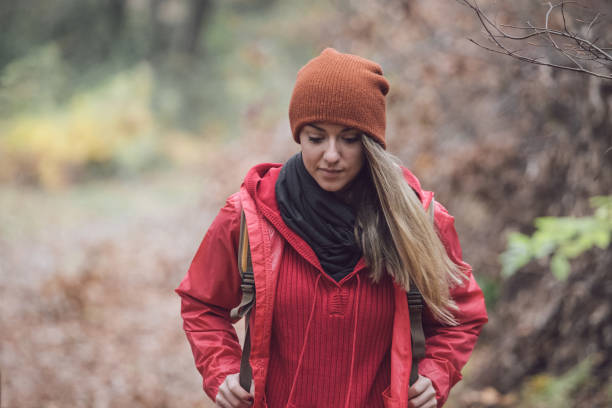istock Female hiker on the move 891497258