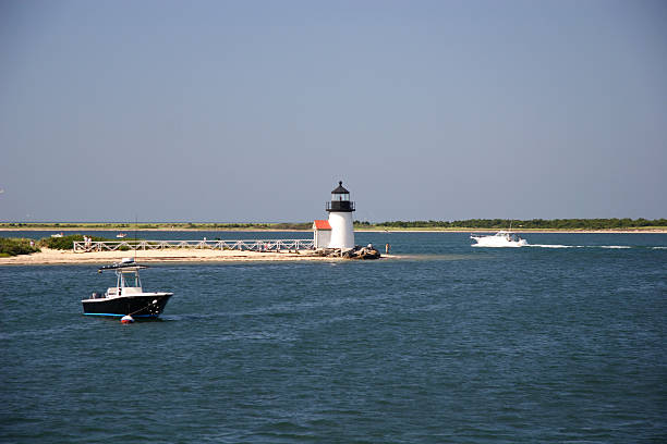 istock Boating near Nantucket Island Lighthouse 89149911