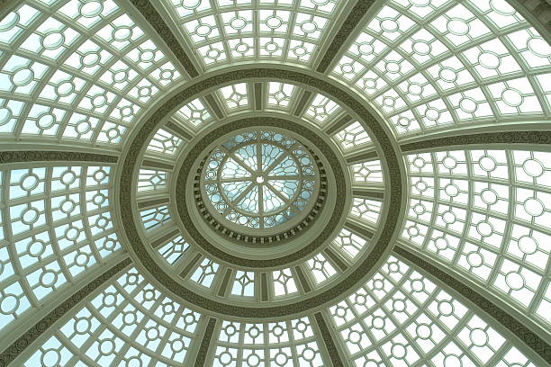 istock Old Dome of big Downtown Shopping Mall 89150433