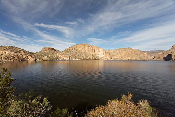 Canyon Lake Arizona stock photo