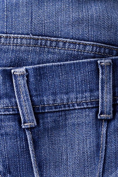 Blue jeans detalle - foto de stock