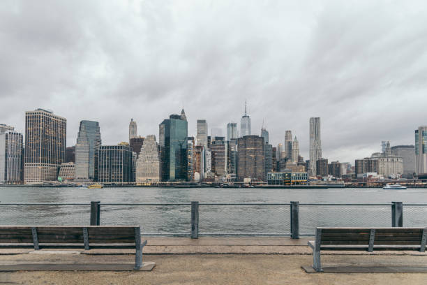 istock Lower Manhattan skyline, New York skyline 891512930