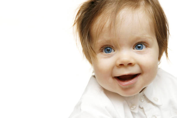 istock Happy baby girl 89151422