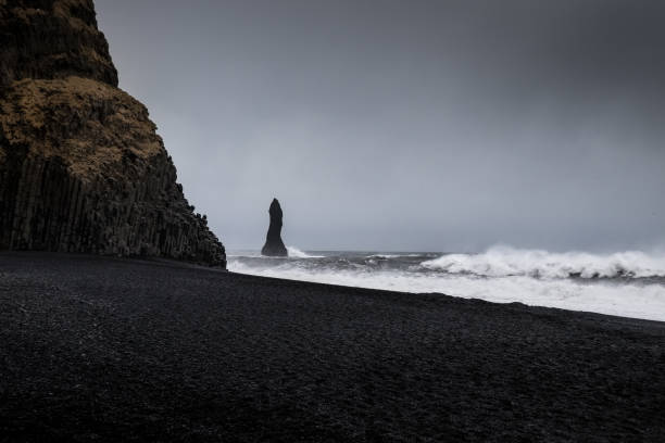 istock Landscape around black sand beach in Vik, Iceland 891515256