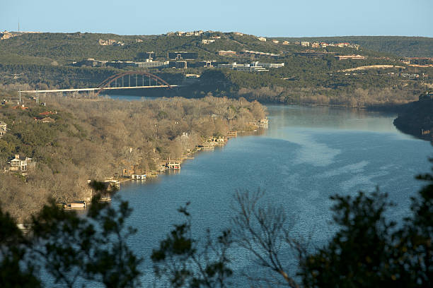 istock View of Loop 360 Bridge from Mount Bonnell 89151654