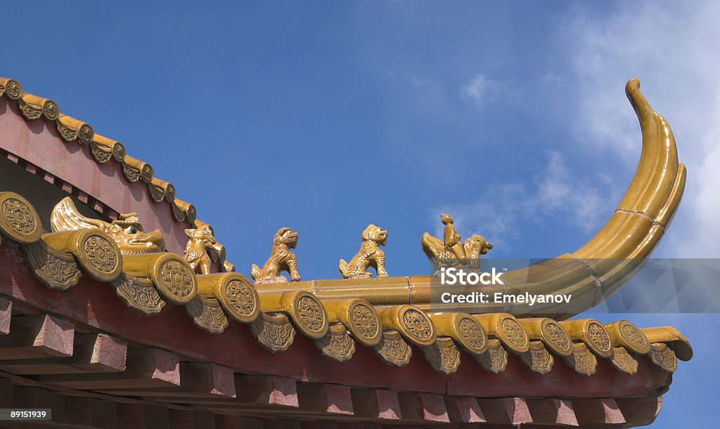 Chinatown auf dem Dach - Lizenzfrei Alt Stock-Foto