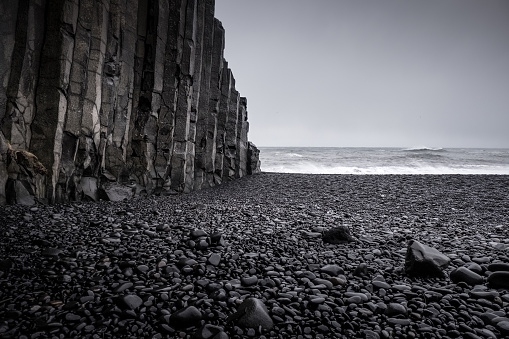 Black sand beach in Vik is one of the most beautiful beaches on Earth.