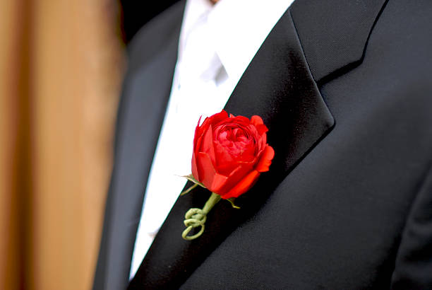 istock Groom Boutonniere Close Up 89153144