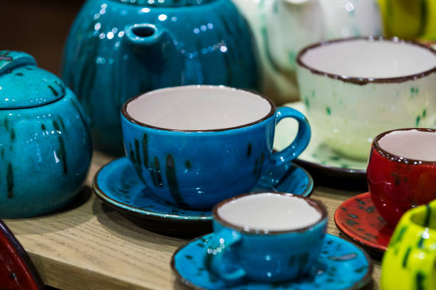 istock Cups of pottery 891531692