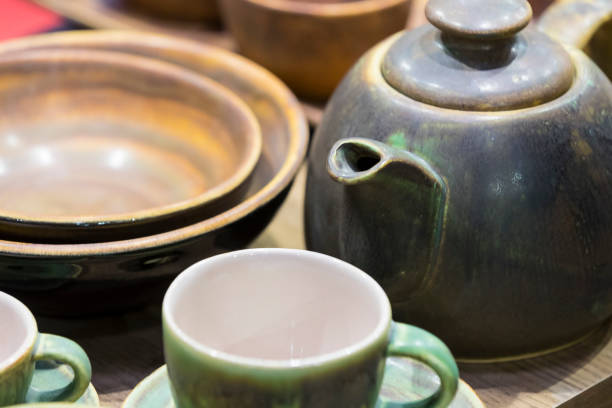 istock Cups of pottery 891531758