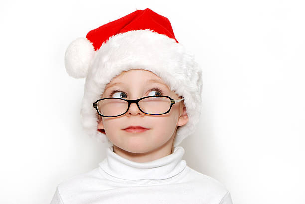 istock Little Santa Claus on a light background. Portrait 89153201