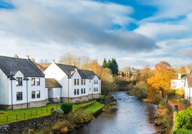 Photo of Allan Water that Runs through Dunblane in Scotland