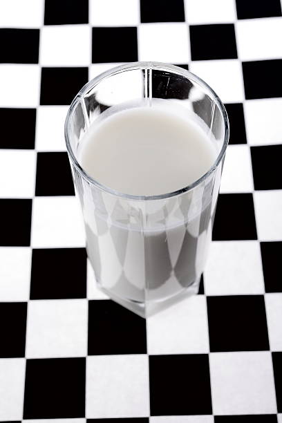 milk chess stock photo