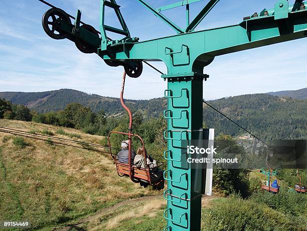 Cable Railway Stock Photo - Download Image Now - Autumn, Brown, Clambering