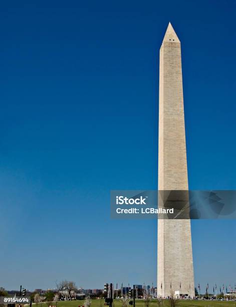 Photo libre de droit de Washington Monument À Washington Dc Avec Un Ciel Bleu Clair banque d'images et plus d'images libres de droit de Architecture