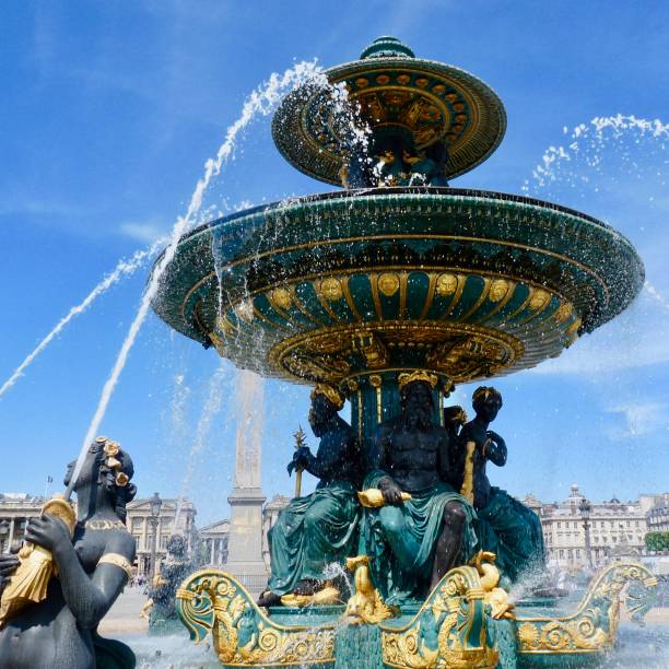 istock Fountain des Mers at the Place de la Concorde 891550642