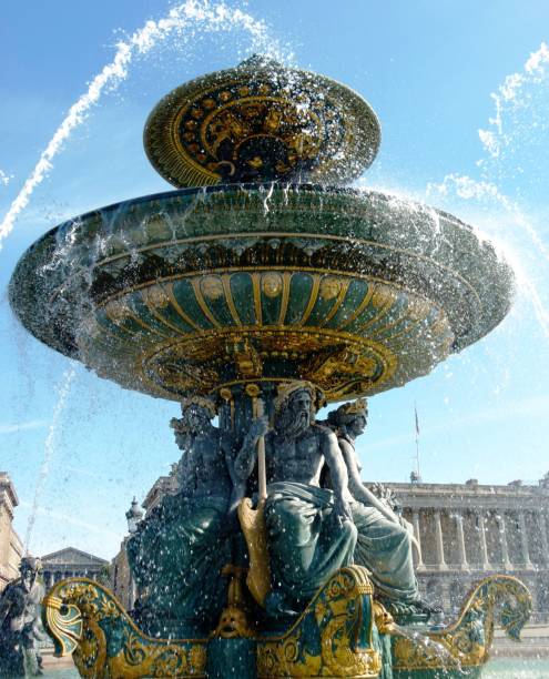 istock Fountain des Mers at the Place de la Concorde 891550678