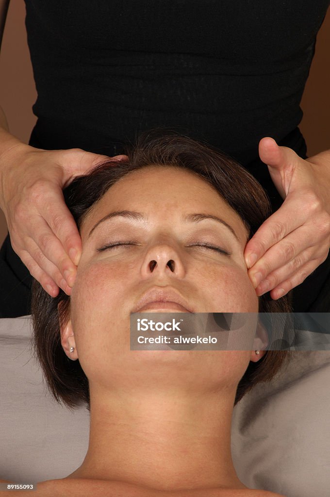 Massaggiare aste in Day Spa - Foto stock royalty-free di Altopiano di Dieng