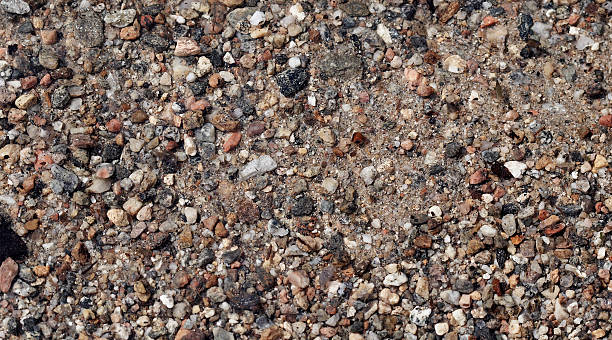 Gravel sand texture background gravels stock photo