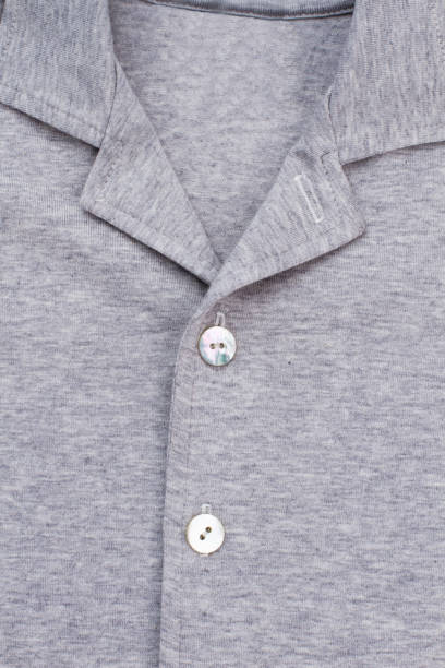 istock Collar and buttons of shirt 891554984
