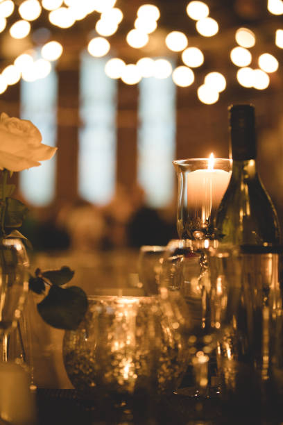 istock Party in dimly lit restaurant 891559198