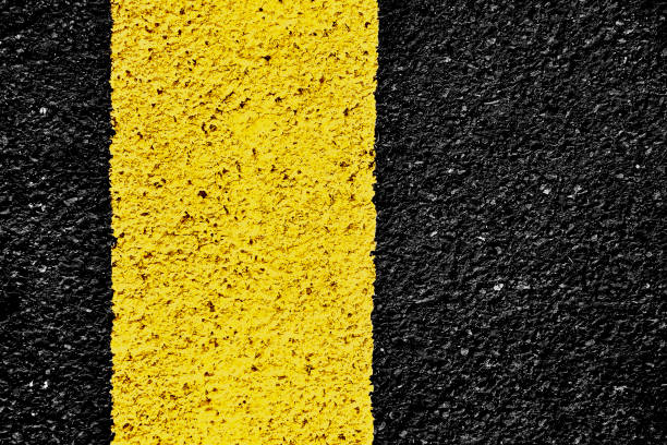 fondo de detalle de textura de asfalto - asphalt road street dividing line fotografías e imágenes de stock