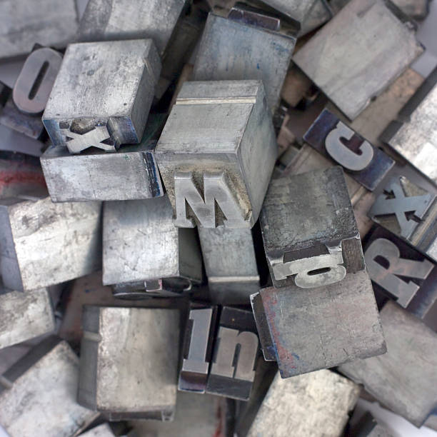 Block letters  typescript print letterpress block stock pictures, royalty-free photos & images