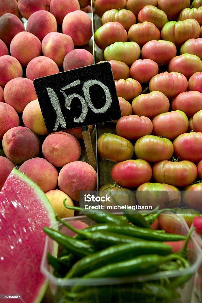 Preis der Obst - Lizenzfrei Kiosk Stock-Foto