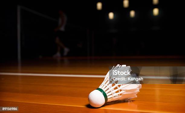 Badminton Birdie Stockfoto und mehr Bilder von Badminton - Sport - Badminton - Sport, Spielfeld, Einzellinie