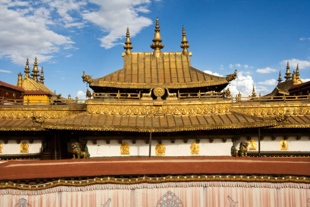 klasztor jokhang - lhasa - tybet - 11244 zdjęcia i obrazy z banku zdjęć