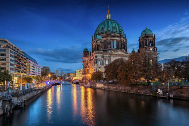istock The Berliner Dom at night, Germany 891575908