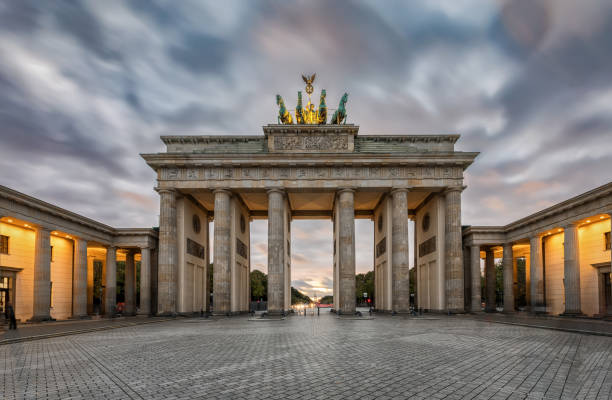 istock The Brandenburger Tor in Berlin, Germany in fall time 891576006