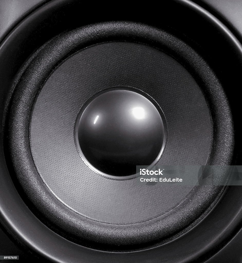 Loudspeaker  Cone Shape Stock Photo