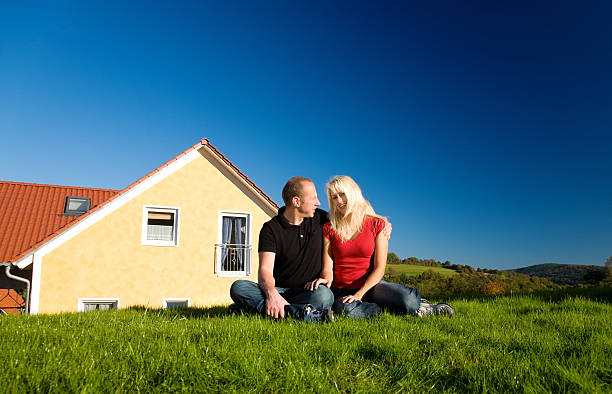 istock Couple and their home 89157719