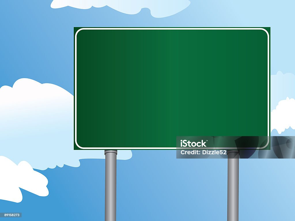 Segno di autostrada - Illustrazione stock royalty-free di Segnaletica stradale