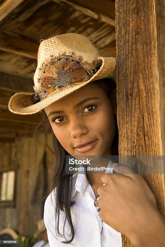 Western Beauty  African-American Ethnicity Stock Photo