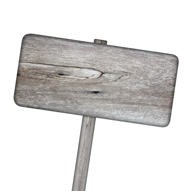 istock Wooden sign isolated on white. 891605576